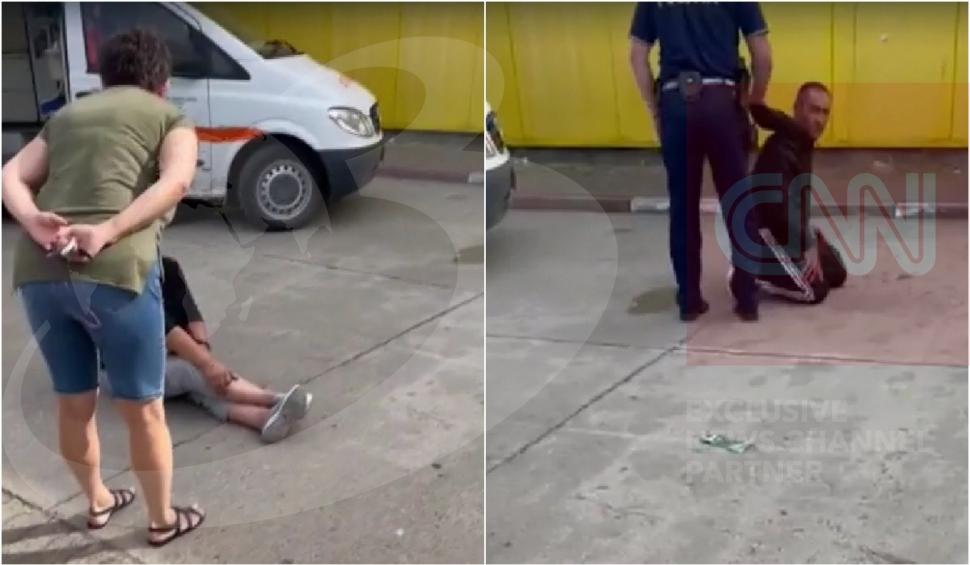 Scene de coşmar la Arad, după ce un bărbat și-a prins concubina cu amantul în parcarea unui magazin: Pe el l-a înjunghiat cu șurubelnița, pe ea a desfigurat-o în bătaie 859423