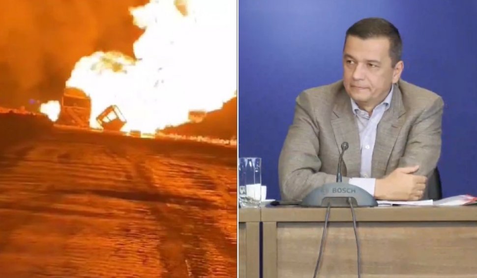 Ministrul Transporturilor, după explozia de la Călimănești, pe Autostrada Moldovei A7: "Niciun cuvânt nu poate alina pierderea"