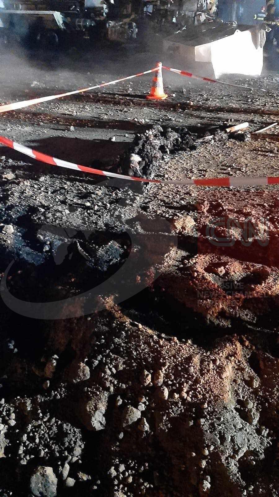Primele imagini după explozia de la Călimănești arată amploarea dezastrului 859261