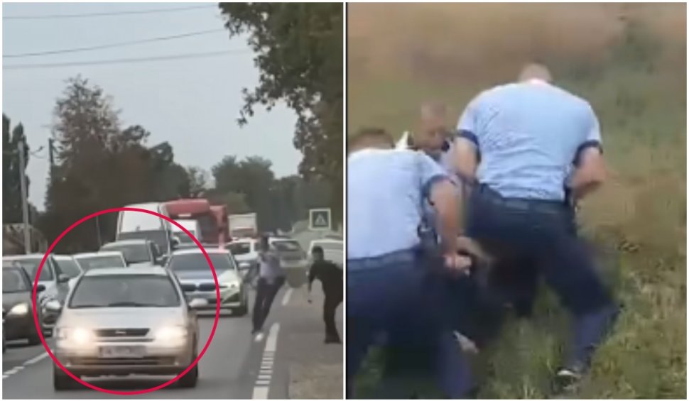 Momentul în care polițiștii îl prind pe şoferul beat din Galați, care gonea cu 180 km/h | Poliţia Română: "Să fie alcoolul de vină?" 