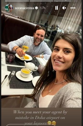 Sorana Cîrstea, întâlnire neașteptată în Aeroportul din Doha. Fotografia care i-a încântat pe fani 859455