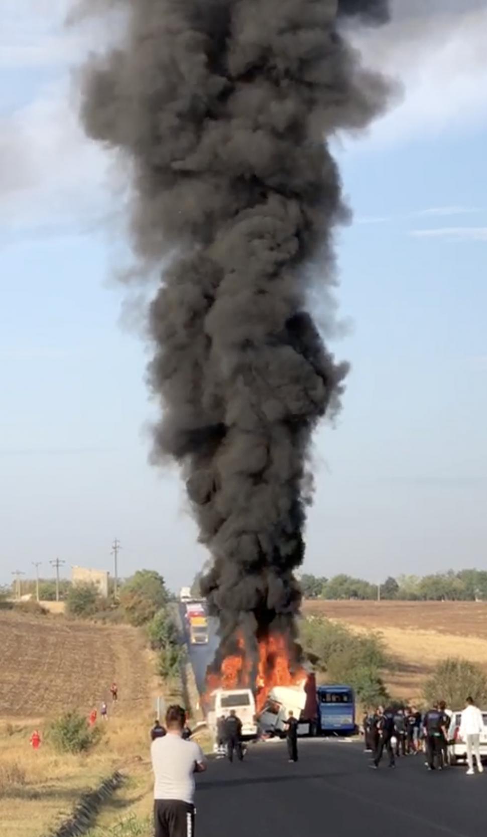 Accident extrem de grav în Teleorman între două autocare și un TIR | Planul Roșu de Intervenție, activat 859484