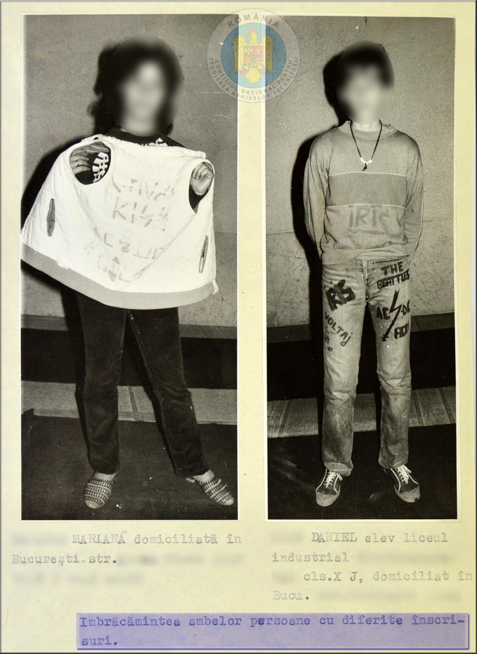 Imagini de domeniul absurdului pentru noua generaţie: Ţinutele pentru care erai arestat în anii '80, publicate de CNSAS 859919