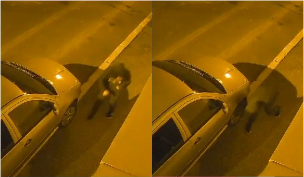 Zeci de maşini vandalizate în Constanţa: Imagini cu tinerii care au tăiat cauciucurile, surprinse de camerele de supraveghere