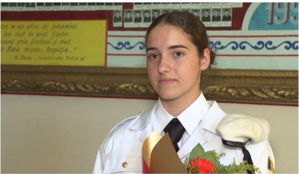 Ea este Bianca, eleva admisă cu cea mai mare medie la la Colegiul Național Militar "Dimitrie Cantemir": ”M-am pregătit să fiu sigură că voi intra”