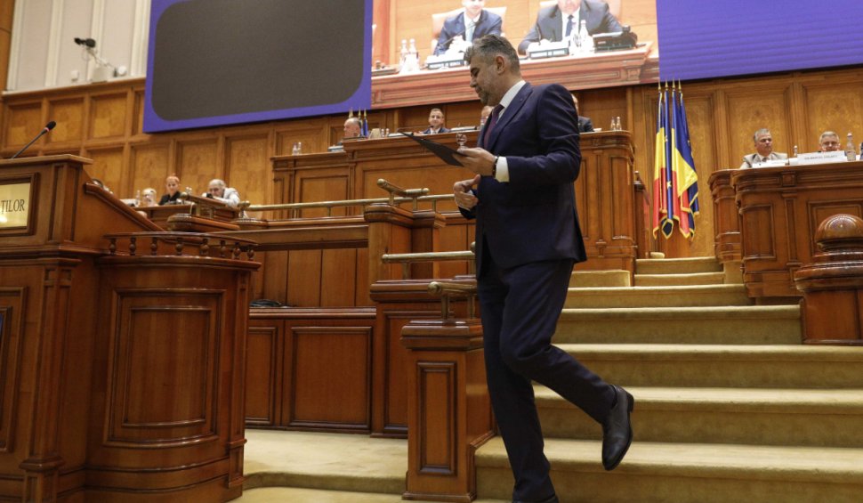 Marcel Ciolacu prezintă noile măsuri fiscale în Parlament: "De astăzi, s-a terminat cu dubla măsură şi cu privilegiile la stat"