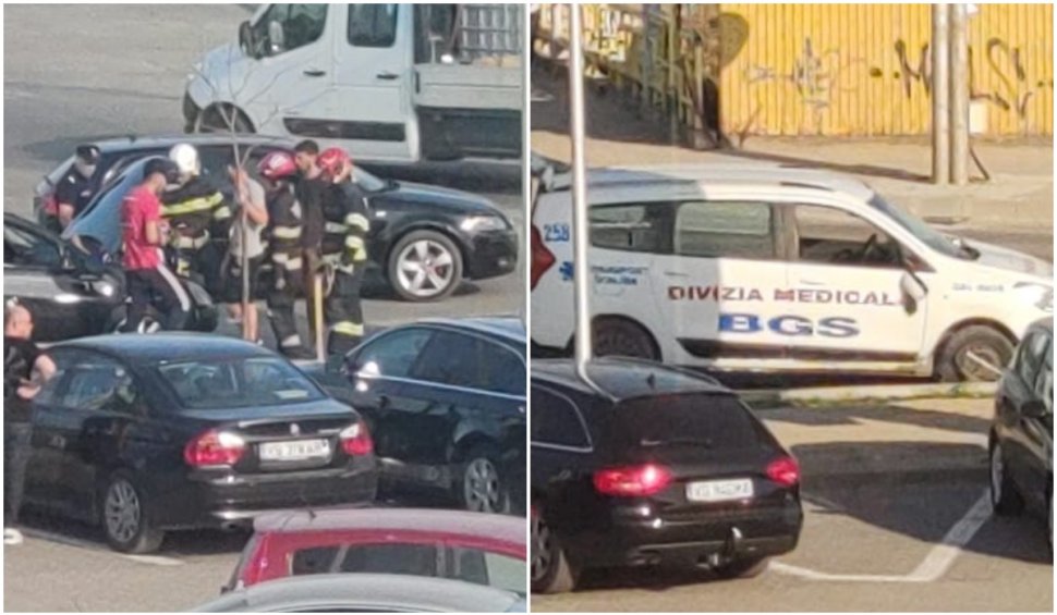 O ambulanță care transporta un pacient a fost implicată într-un accident în Bârlad