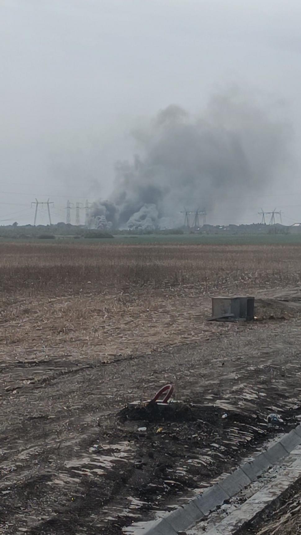 Incendiu de proporții în Sintești, Ilfov. A fost emis mesaj RO-ALERT 860357