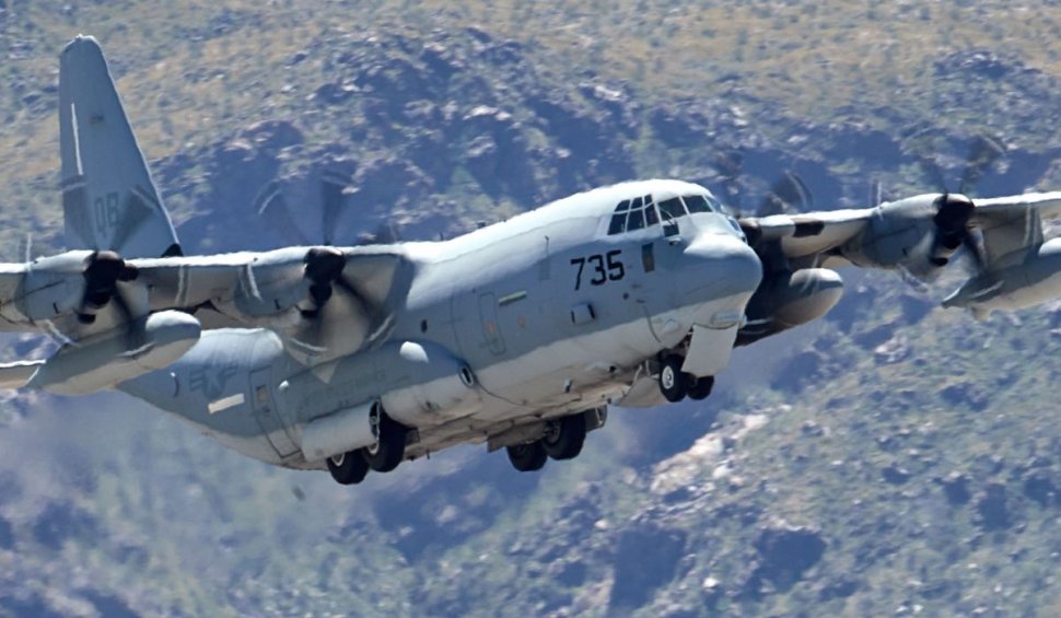 SUA au donat României o aeronavă militară de transport C-130H2 Hercules