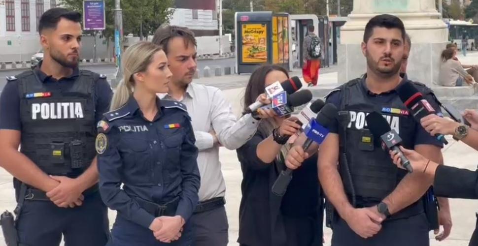 ”Noi doar ne-am făcut datoria!” Ei sunt cei doi polițiști care au salvat un bărbat care și-a dat foc în Centru Vechi din București 861155