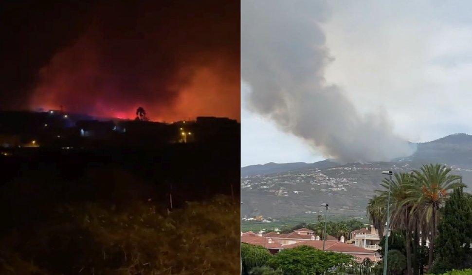 Incendiu uriaş în Tenerife. Mii de persoane au fost evacuate, iar autoritățile au trimis avioane să lichideze focarele