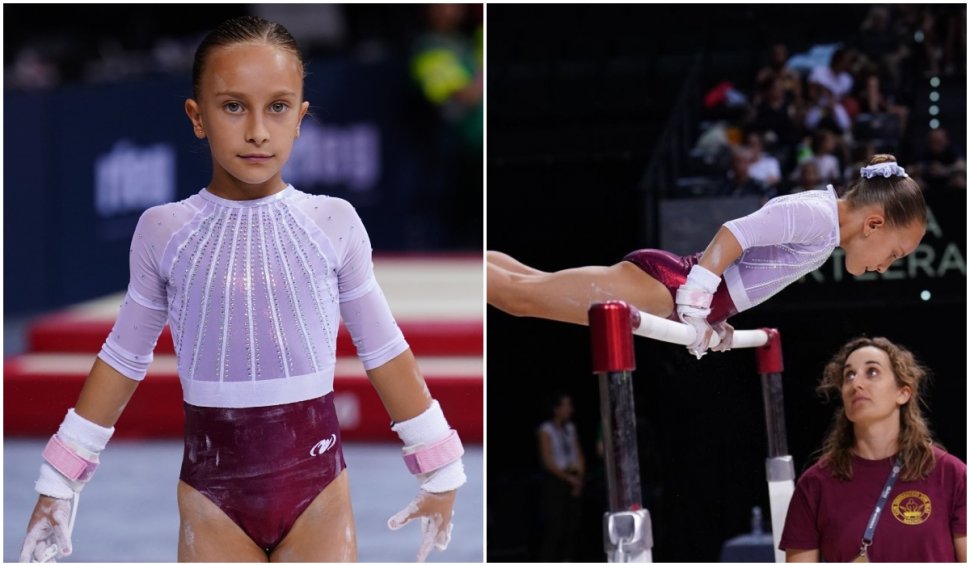 "Vreau să fiu ca Nadia Comăneci" | Ea este Alessandra, o fetiţă de origine română, campioana Spaniei la gimnastică artistică