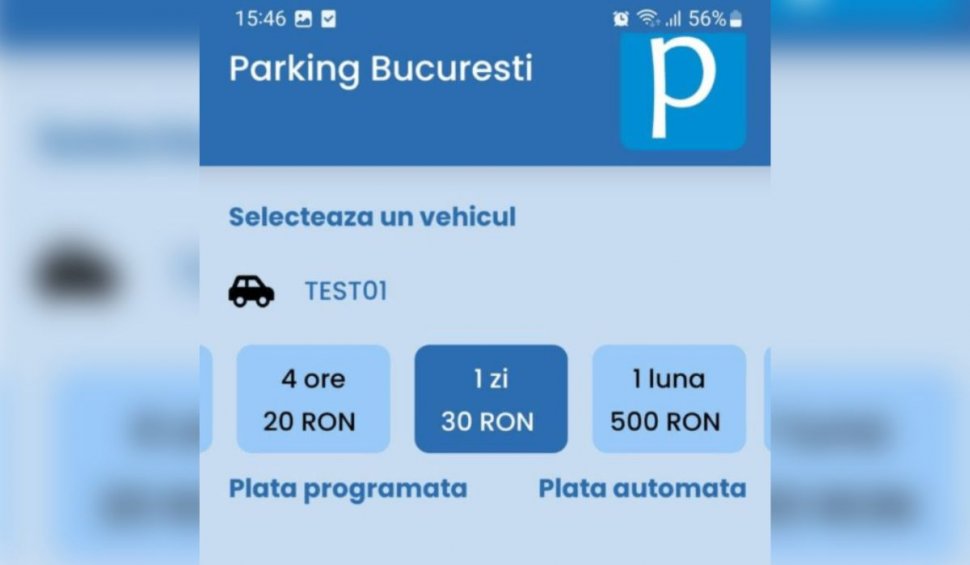 A fost lansată noua versiune a aplicaţiei de plată a parcărilor din București | Noile funcții care au fost adăugate