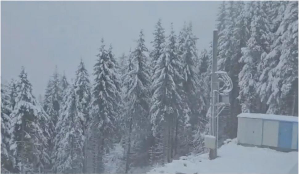 Primele ninsori din această toamnă! Strat de zăpadă de 15 centimetri în unele zone | Peisajele de poveste i-au luat prin surprindere pe români 864069