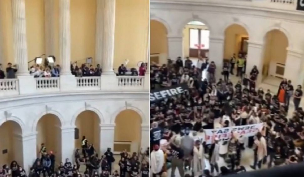 Protest la Capitoliu: Sute de oameni încearcă să ocupe clădirea Congresului SUA