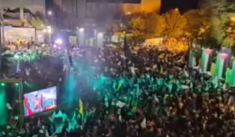 Protest uriaș la Teheran: Iranienii susțin gruparea teroristă care a provocat masacrul din 7 octombrie