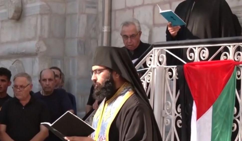 Preoții români fac slujbe de pomenire pentru morții din Israel și Fâșia Gaza | Părintele Teofil, reprezentant BOR la Ierusalim: ”Deplângem ceea ce se întâmplă în Țara Sfântă” 864987