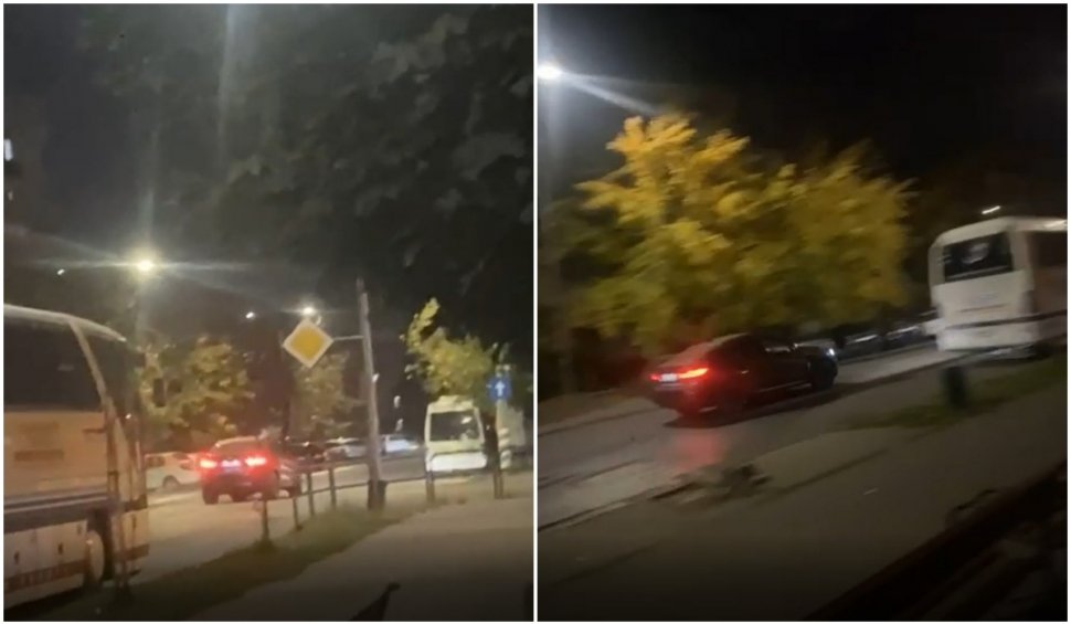 Cinci echipaje de poliție au oprit un șofer cu focuri de armă, după ce a fugit de la locul accidentului, în Mureş