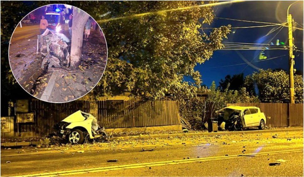 Tânăr mort într-un accident în Constanţa, după ce maşina s-a rupt în două şi a fost aruncat pe asfalt