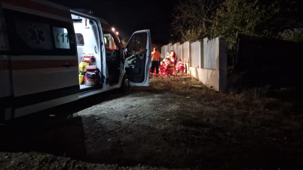 Un tânăr fără permis a provocat un accident cumplit în Slobozia Conachi, Galaţi | Maşina a luat foc după impact 866159
