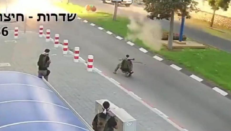 Un terorist Hamas a îndreptat aruncătorul de grenade spre o mașină a forțelor de securitate israeliene, dar n-a mai apucat să tragă | Moartea a lovit din altă parte 867131