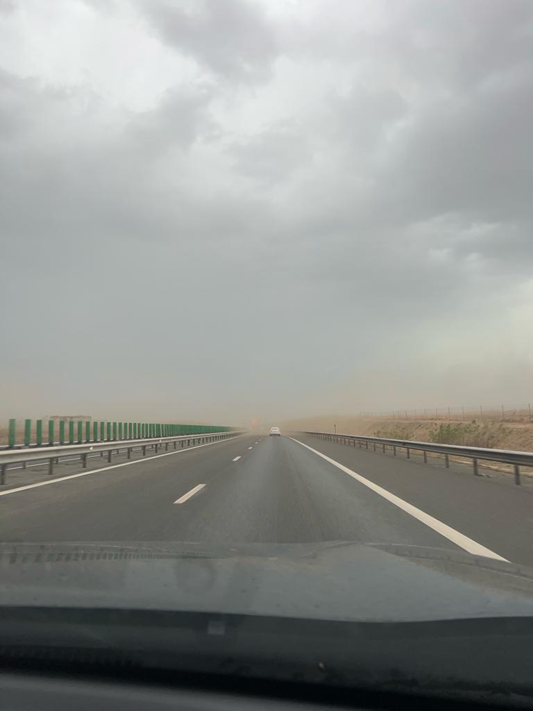 Fenomen rar, surprins pe Autostrada Soarelui. "Am crezut că ne zboară de pe șosea" 867293