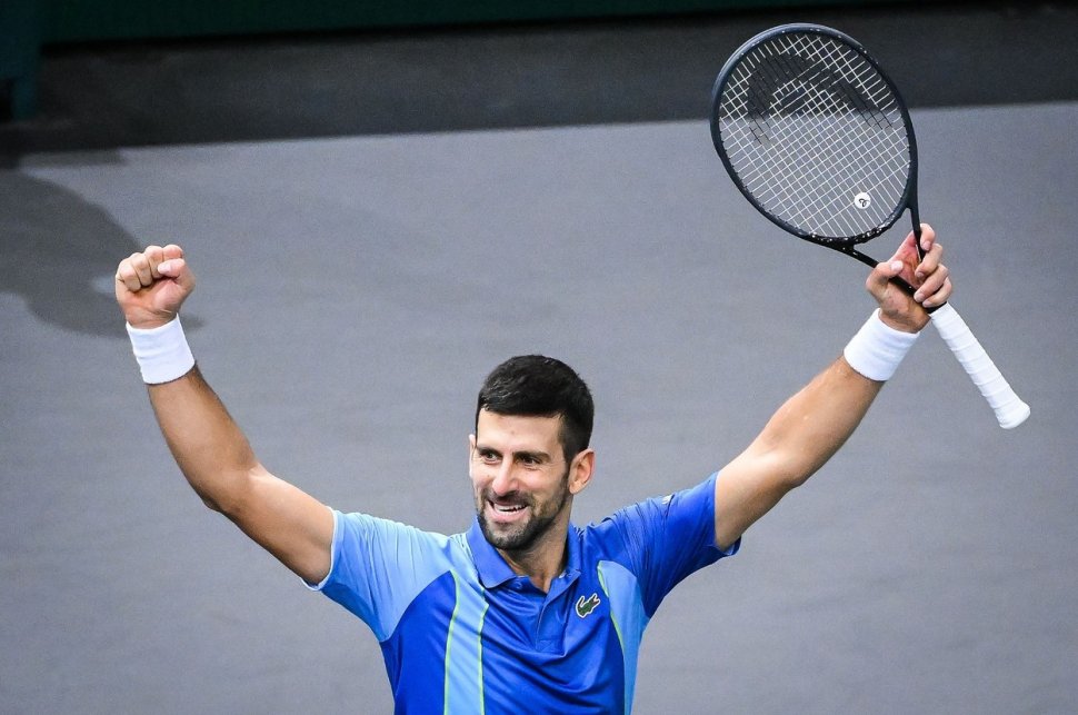 Novak Djokovic câştigă turneul Masters de la Paris pentru a şaptea oară