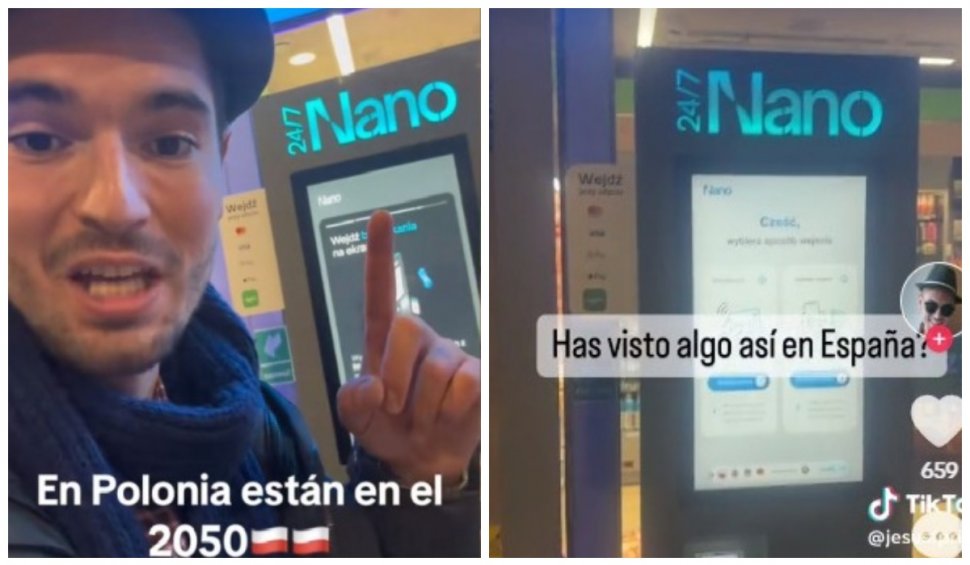 TikToker spaniol, surprins de supermarketurile din Polonia: ”Parcă ai ajuns în anul 2050!”