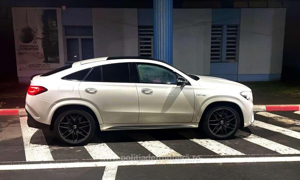 Un român a rămas fără un Mercedes AMG GLE 63S, în valoare de 120.000€, imediat cum a intrat în ţară 867809