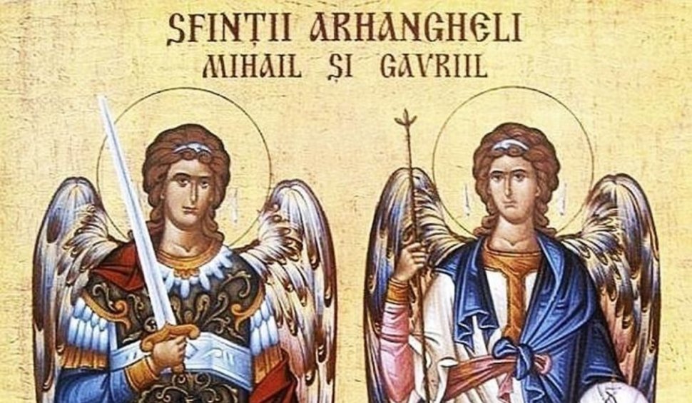 Calendar ortodox 8 noiembrie 2023. Sărbătoare cu cruce roşie de Sfinții Arhangheli Mihail și Gavriil