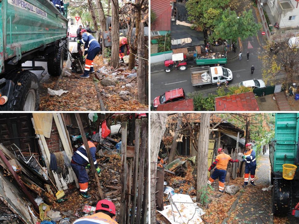 Tone de gunoi, scoase dintr-o casă din București. Primăria îl va obliga pe proprietar să plătească: ”Am scos peste 20 de tone" 867831