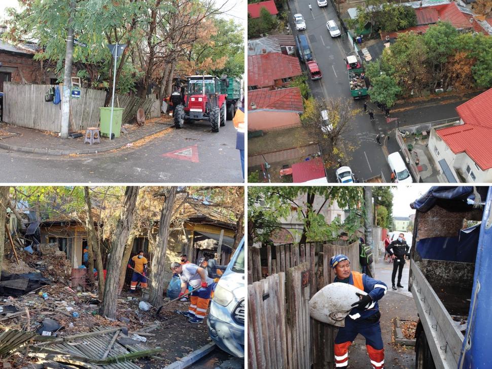 Tone de gunoi, scoase dintr-o casă din București. Primăria îl va obliga pe proprietar să plătească: ”Am scos peste 20 de tone" 867833