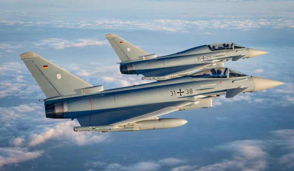Germania trimite avioane de vânătoare Eurofighter în România pentru misiunile NATO