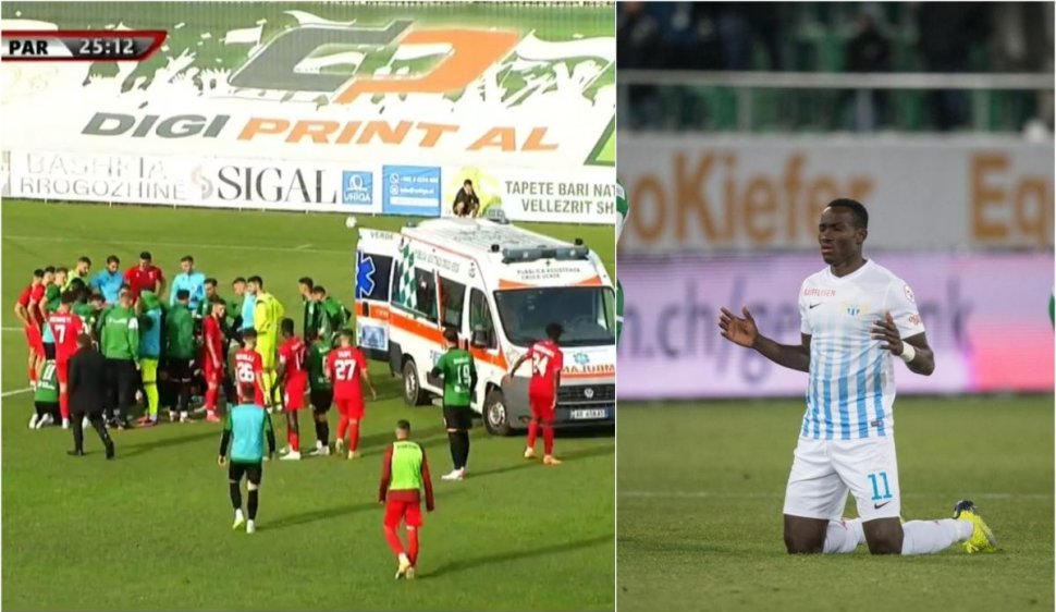 Un fotbalist în vârstă de 28 de ani a murit după ce s-a prăbușit pe teren, în timpul unui meci de fotbal din campionatul Albaniei
