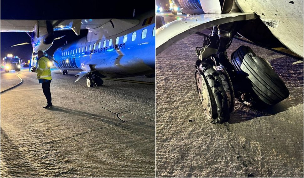 Un avion TAROM plin cu pasageri, care a plecat de pe Otopeni la Budapesta, a suferit o avarie la roţi