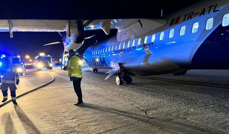 Un avion TAROM plin cu pasageri, care a plecat de pe Otopeni la Budapesta, a suferit o avarie la roţi 868850