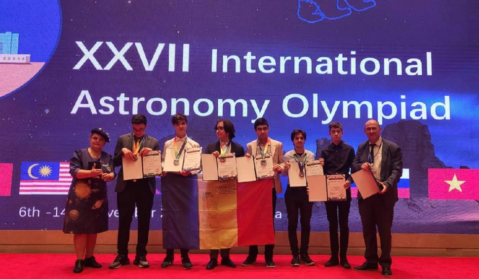 Elevii români, o nouă performanță: Medalii de aur, argint și bronz la Olimpiada Internaţională de Astronomie