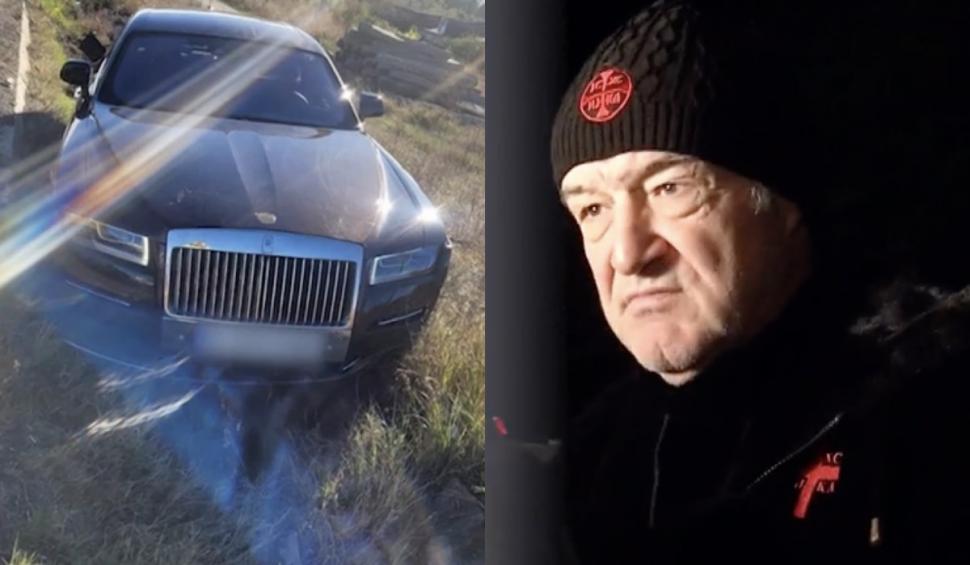 Gigi Becali, testat pentru alcool și droguri, după ce a ajuns cu Rolls Royce-ul în