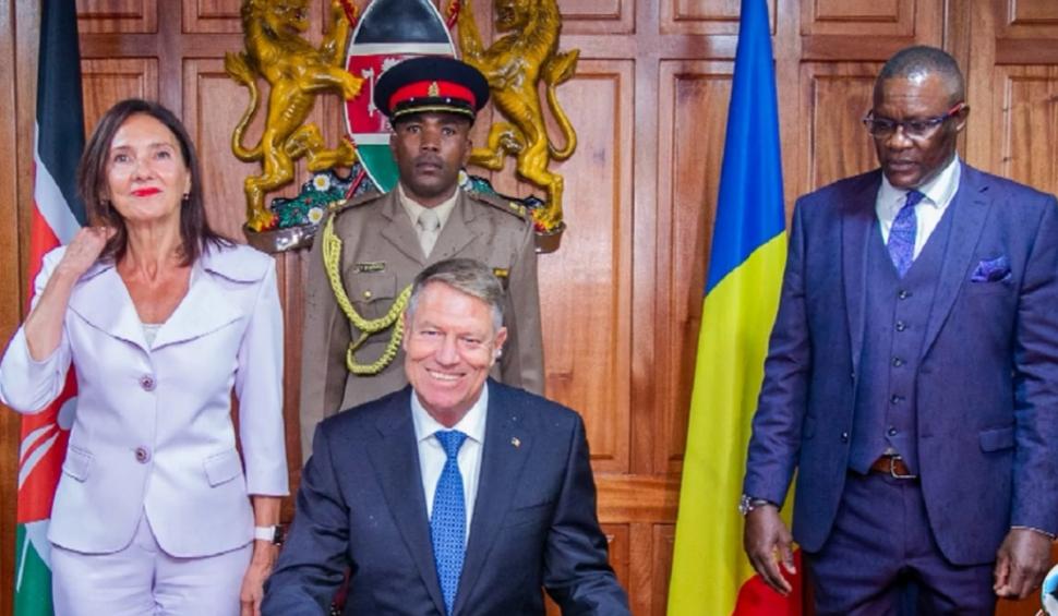 Primele imagini cu preşedintele Klaus Iohannis în turneul din Africa 869069
