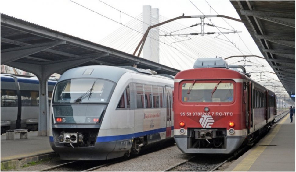 Întârzieri la trenuri, după ce circulația feroviară a fost întreruptă între stațiile Buftea - Periș! Mai multe curse CFR Călători sunt afectate