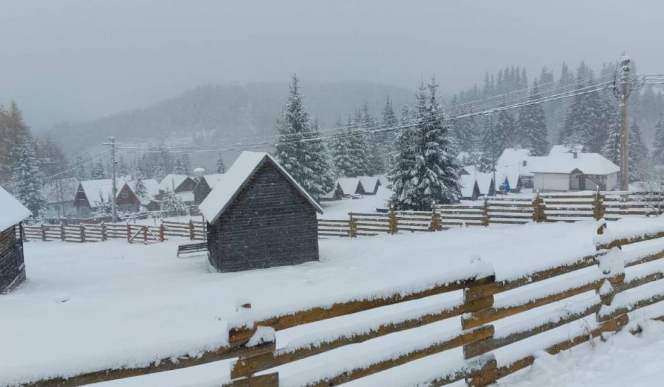 Ninge ca în povești în Harghita! "Am deschis sezonul de schi la Mădăraș" 870027