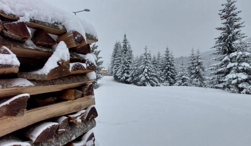Ninge ca în povești în Harghita! "Am deschis sezonul de schi la Mădăraș" 870032