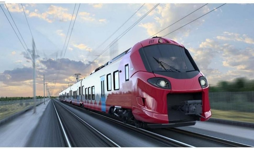 Orașele prin care va circula primul tren electric cumpărat de România în ultimii 40 de ani. Este pregătit pentru livrarea la București