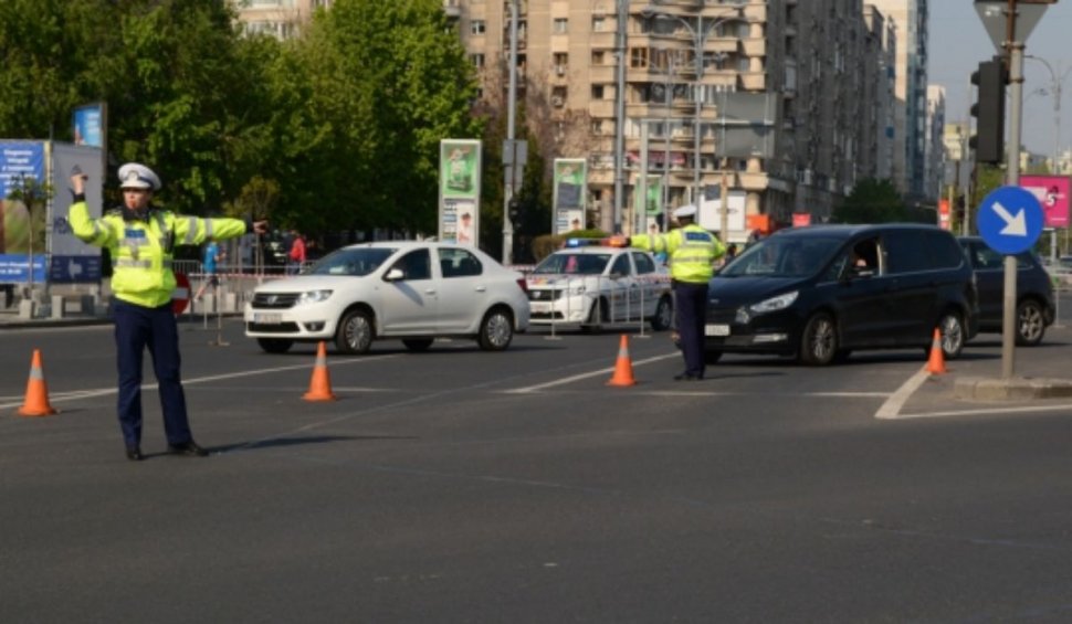 Restricții de trafic în București, de 1 Decembrie.  Harta arterelor închise în Capitală pentru repetiții