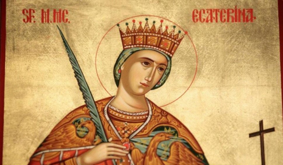 Calendar ortodox 25 noiembrie 2023. Sărbătoare cu cruce neagră de Sfânta Muceniţă Ecaterina