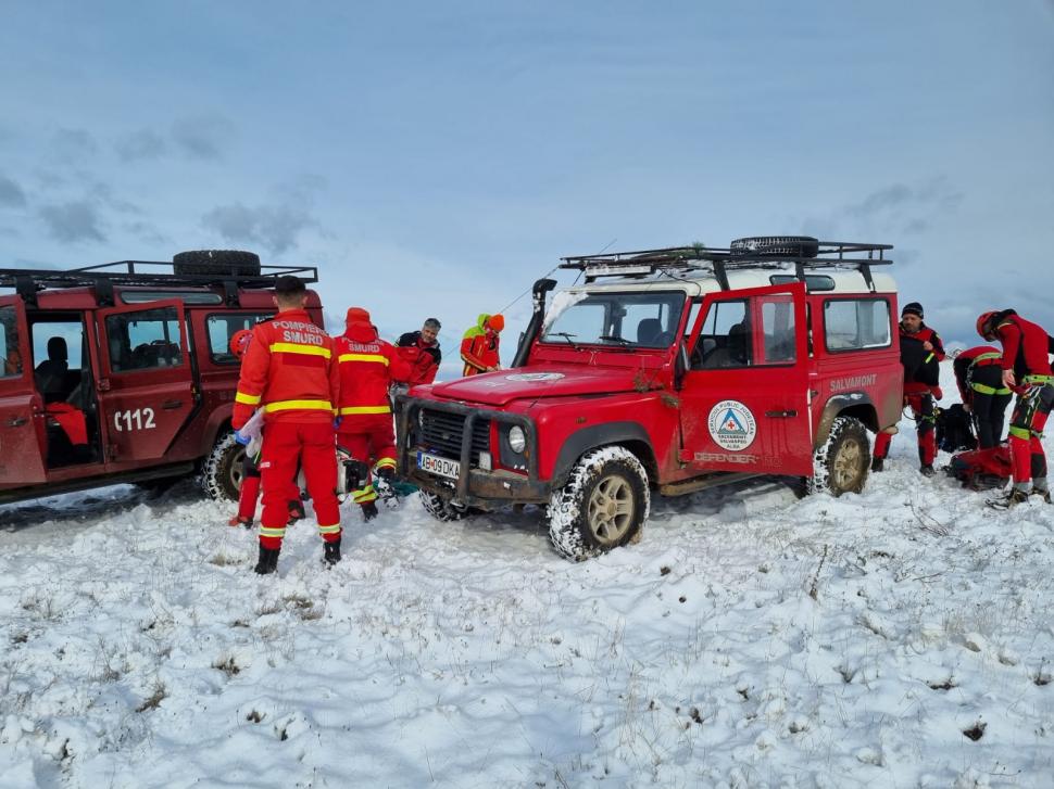 Un bărbat care se afla la vânătoare a căzut de pe o stâncă, între Câlnic și Căpâlna. Intervenție dificilă a salvatorilor 871589