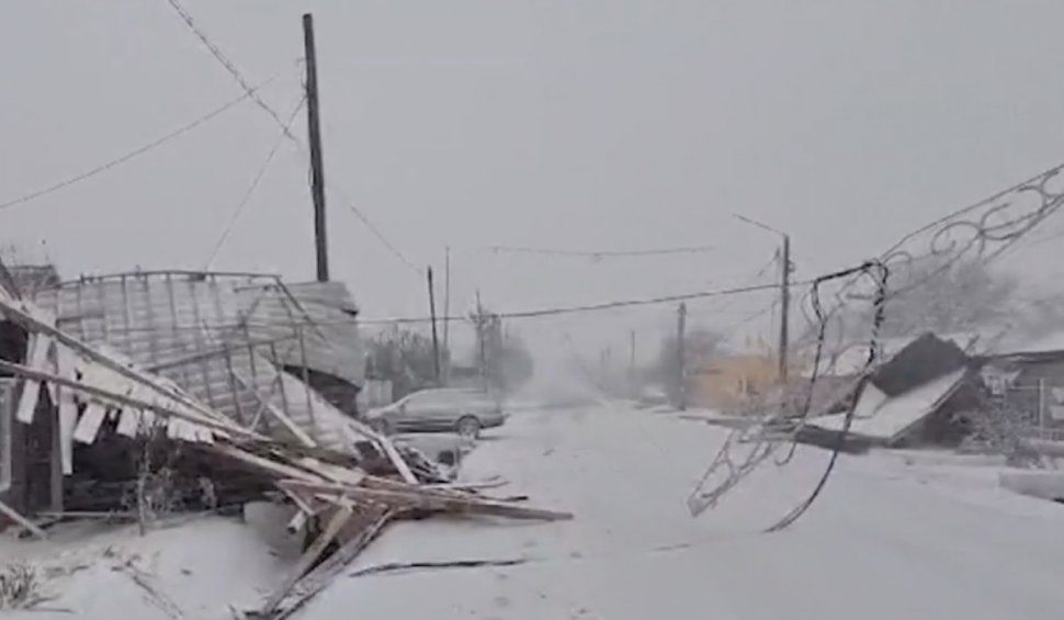 Efectele vremii extreme: 61 de localități din Constanța nu au curent electric | Zeci de școli din Dobrogea rămân închise