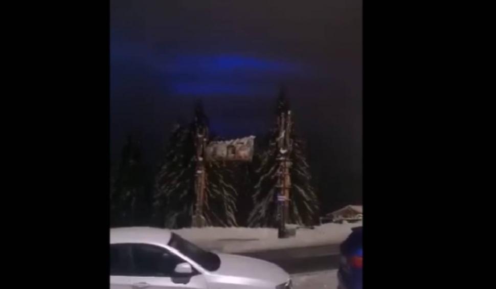 Fenomen uluitor pe cerul Bihorului. Lumina mistică, albătruie, i-a copleșit pe români: "Incredibil mi s-a părut" 872942