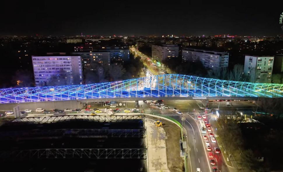 Pasaj nou, deschis într-una din cele mai aglomerate intersecții din București: "Va fi pietonal timp de câteva ore" 873035
