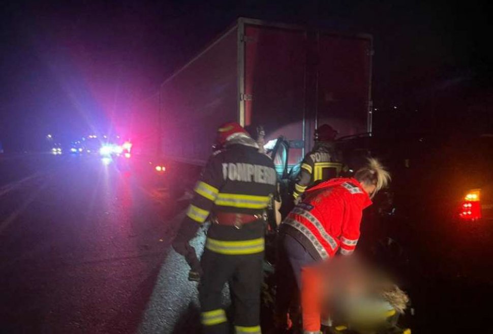 Accident rutier mortal pe DN 1, la Nistoreşti. Un bărbat a murit pe loc